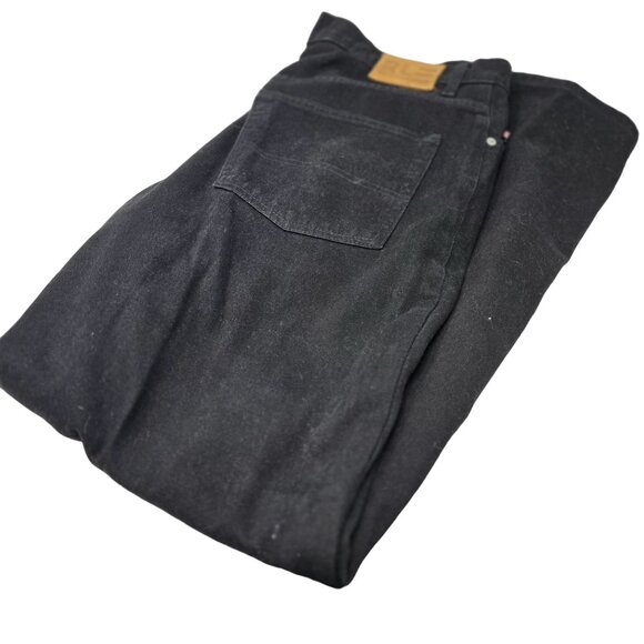 Polo Ralph Lauren Jeans Company Denim Jeans Size 34X31 Black Straight Leg - Picture 1 of 8